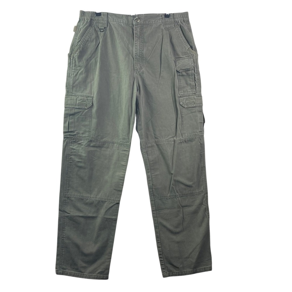5.11 Tactical Double Knee Cargo Pants Mens 38 x 34 Utility Green Cotton Hunting